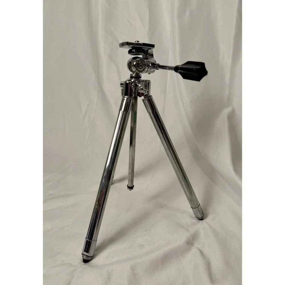 Vintage Goldcrest 8 Section Elevator Tripod 18L in Case with Box **READ